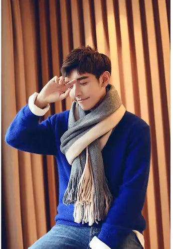 Designer Cotton Men Scarf