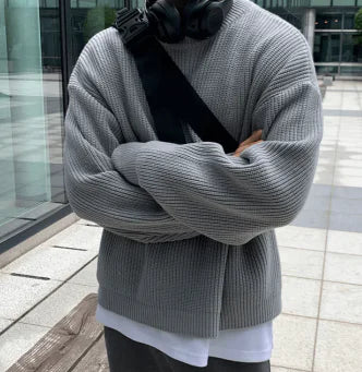 Men Oversized Knit Sweater