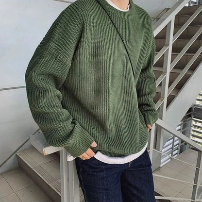 Men Oversized Knit Sweater