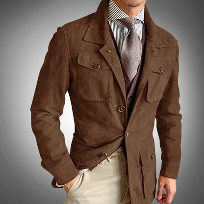 Men luxury Suede Jacket