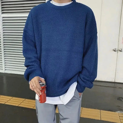 Men Oversized Knit Sweater